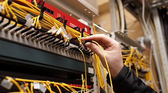 running network cables running network cables