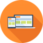 devices icon orange